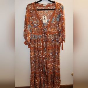 Easel Chiffon Kimono